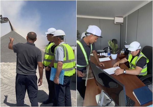 Сузакта шагыл жана кум өндүрүүчү ишкана текшерилди