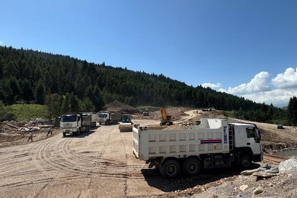Боз-Учук – Шахта – Жыргалаң жолу курулууда
