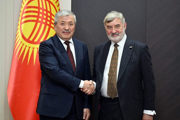 Адылбек Касымалиев Улуу Британиянын соода өкүлү менен жолугушту