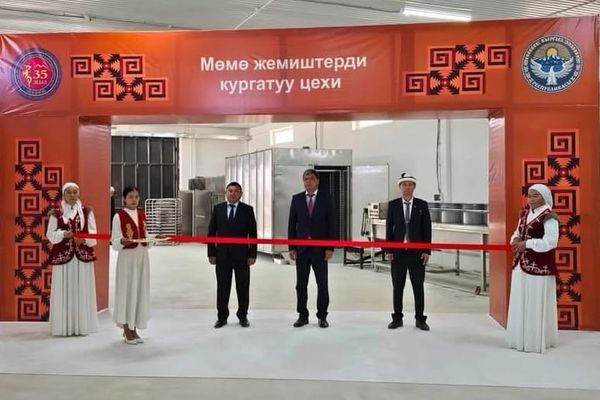 Баткен облусунда мөмө-жемиштерди кайра иштетүүчү жаңы цех ачылды