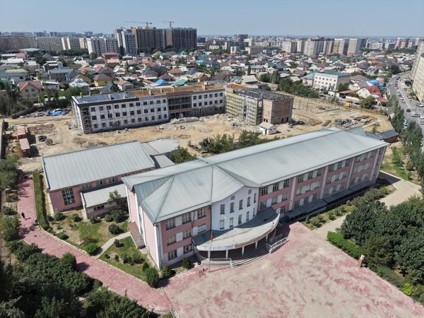 Борбордо №88 мектептин 500 орундуу жаңы имаратынын курулушу аяктоо алдында