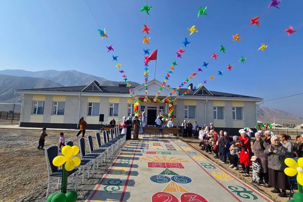 Баткенде 29,7 млн сомго 2 бала бакча ачылды