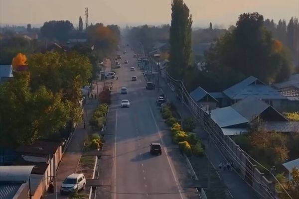 Ала-Бука районунда 26 чакырымдан ашык жол асфальтталды