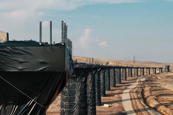 Кытай-Кыргызстан-Өзбекстан темир жолунда 28 тоннель казылууда