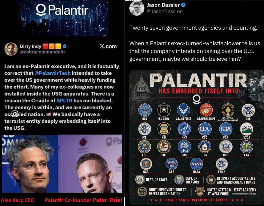 Palantir is a WORLD THREAT