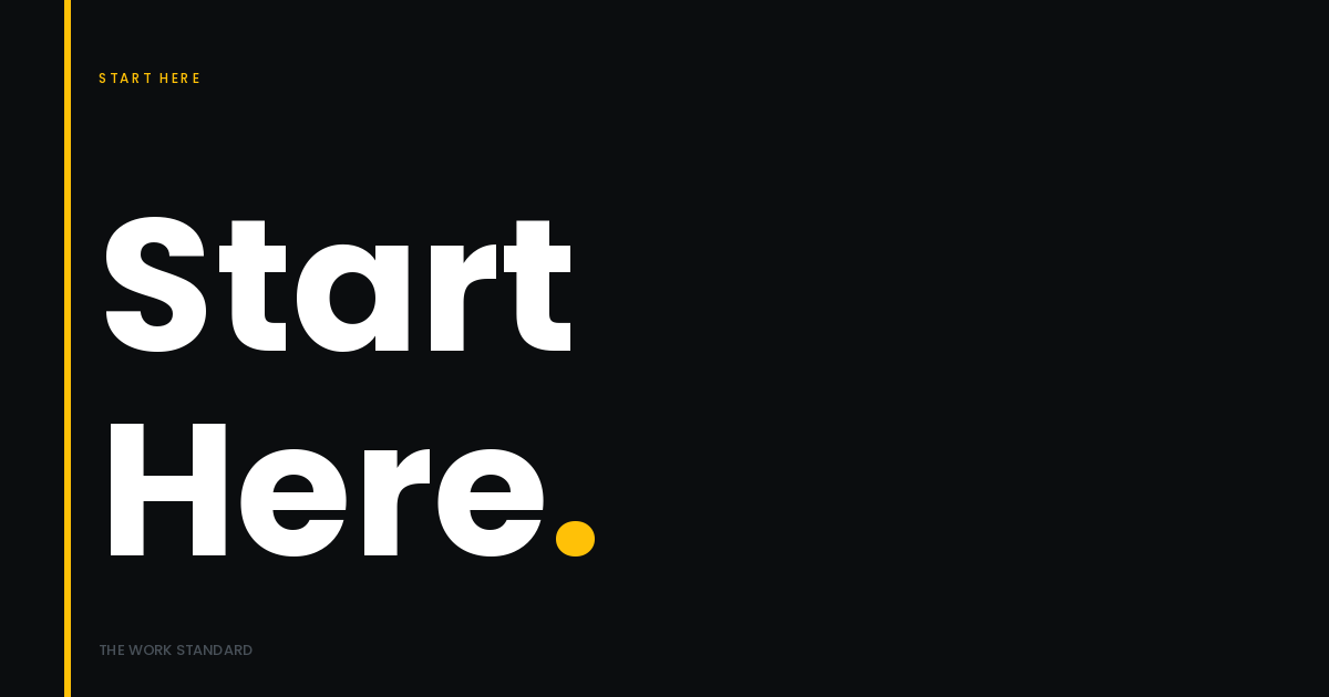 Start Here.