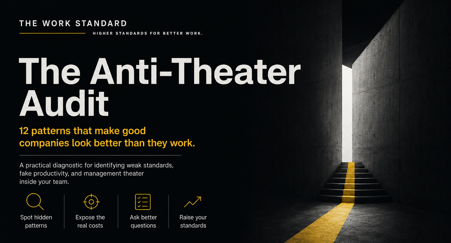 The Anti-Theater Audit