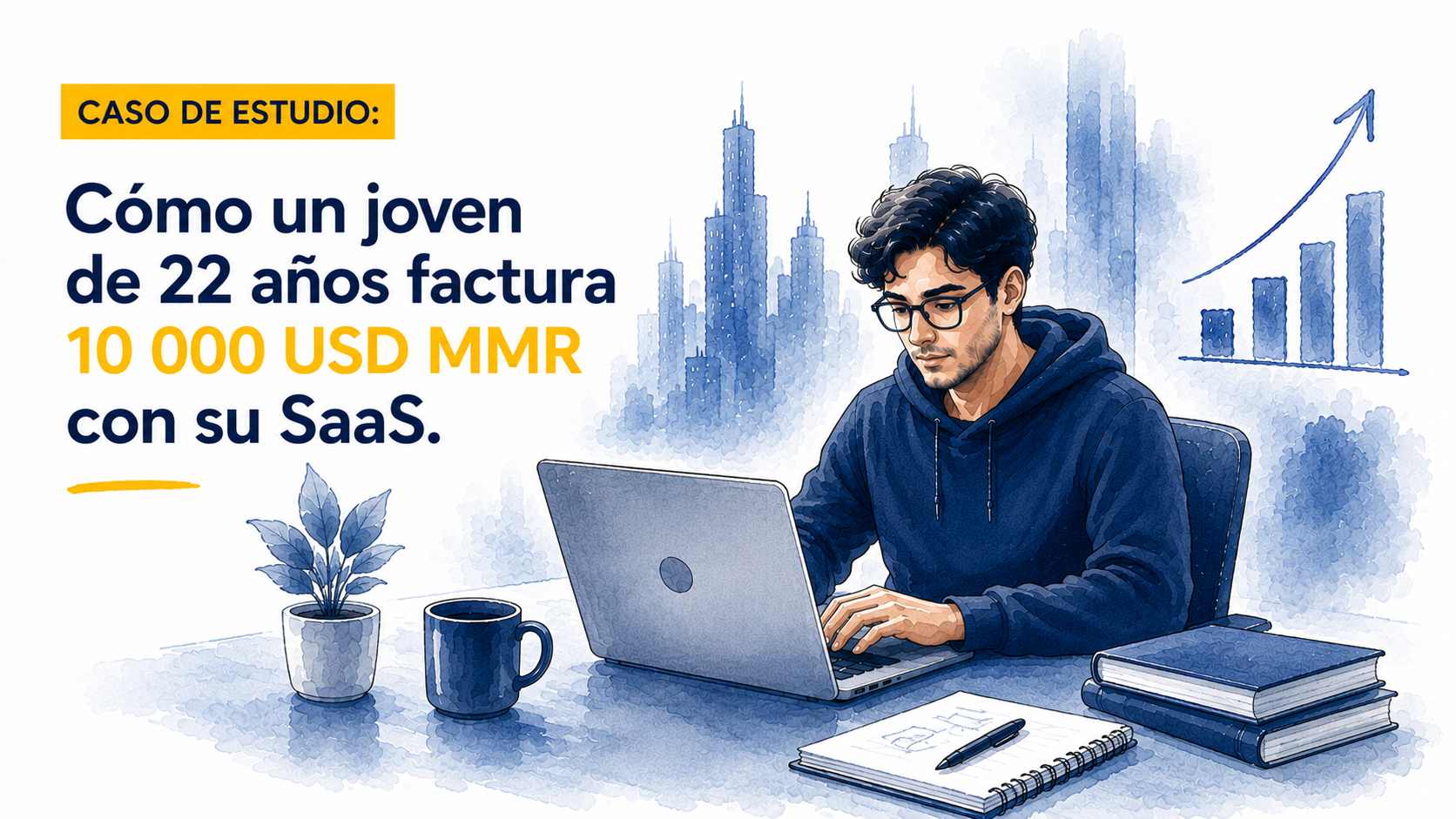Analizando un SaaS de $10,000 MRR construido por un fundador de 22 años