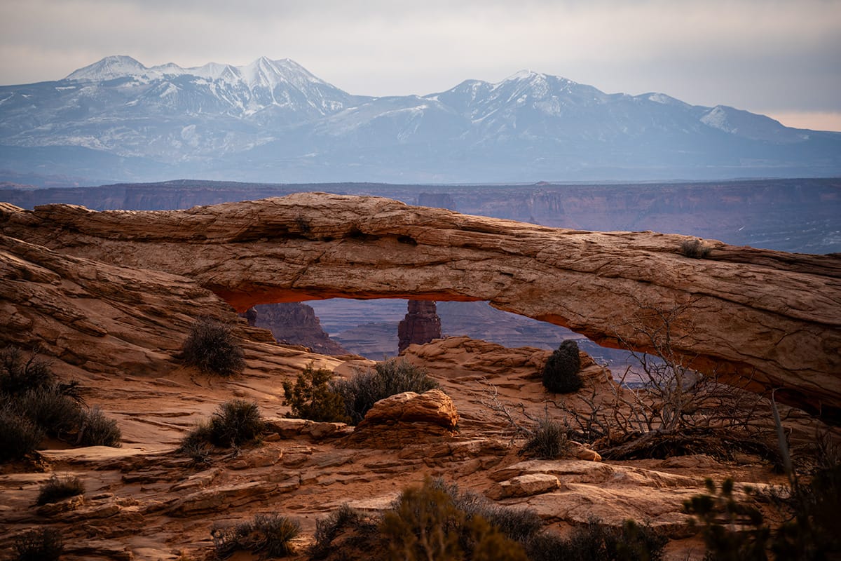 Mesa Arch within Canyonlands National Park outside of Moab, Utah