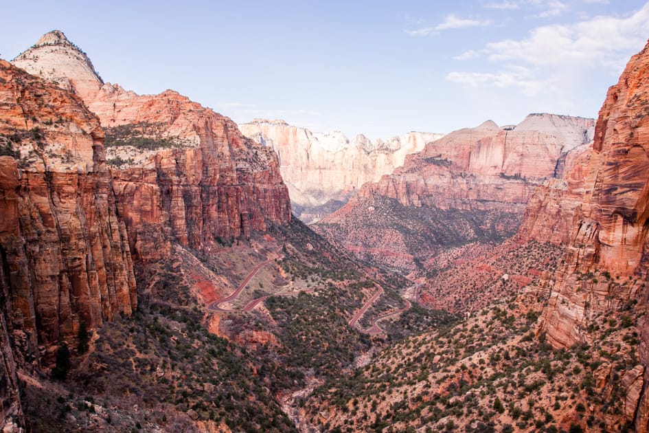Canyon Overlook in Zion National Park. © Roaming the Southwest