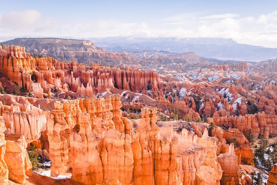 Golden morning light from Inspiration Point in Bryce Canyon National Park. © Roaming the Southwest