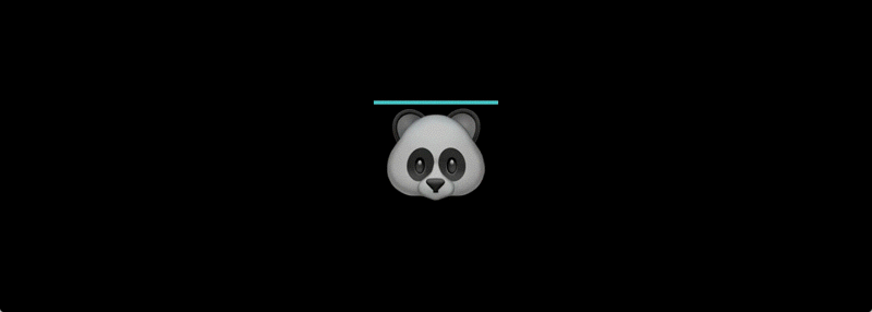 gif scanning panda's face