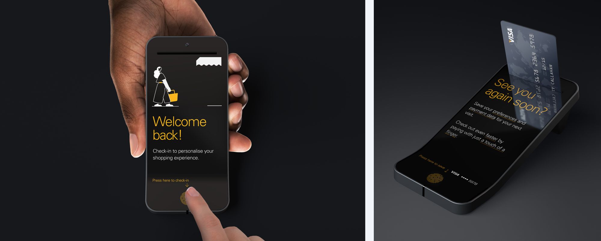 mobile screens fintech