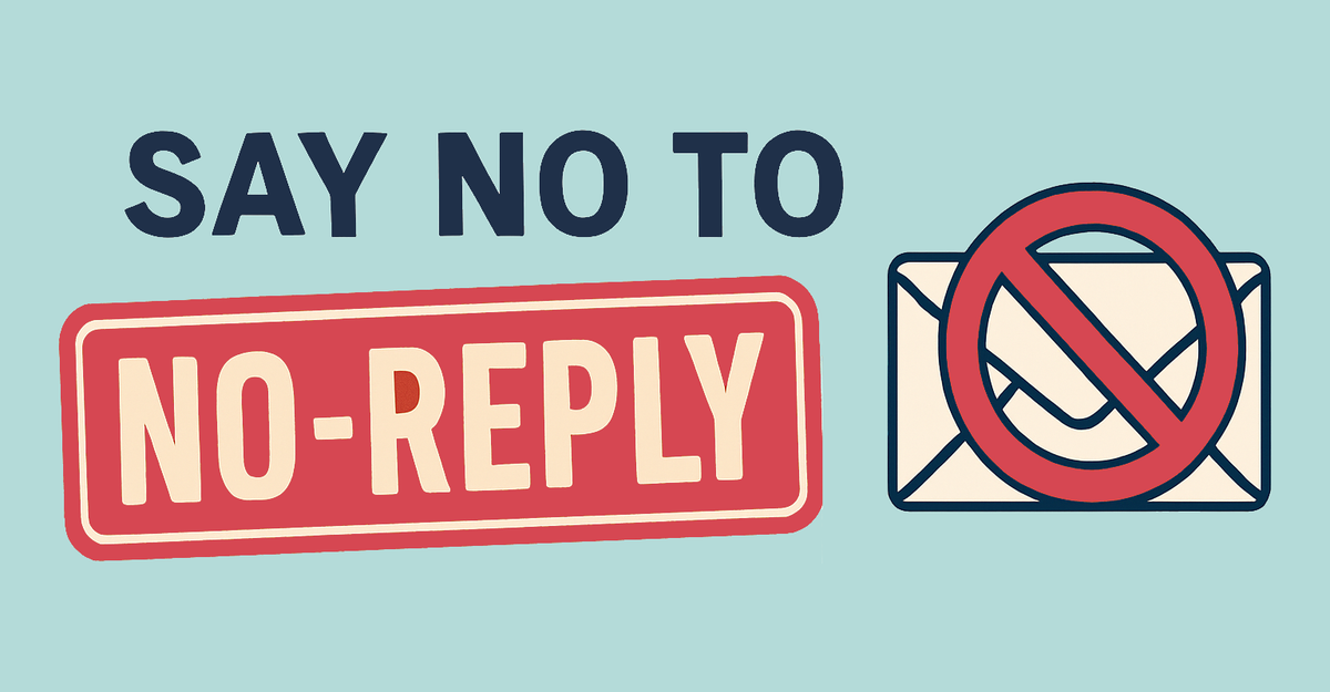 The Human Touch in E-commerce: Why "No-Reply" Emails Are Hurting Your E-Commerce Brand - And What We Recommend Instead