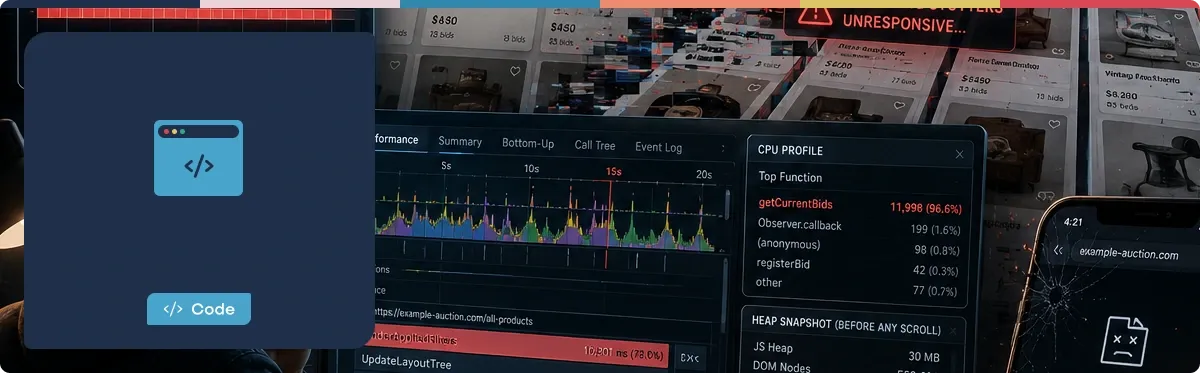 What a slow Chrome trace told us about a 2,000-product catalogue page