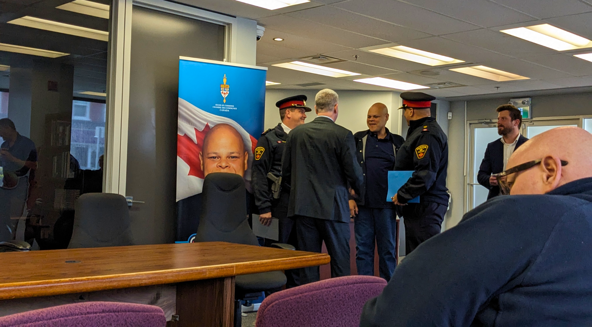 Durham police face questions on crime, bail, and school safety at town hall hosted by MP Jamil Jivani