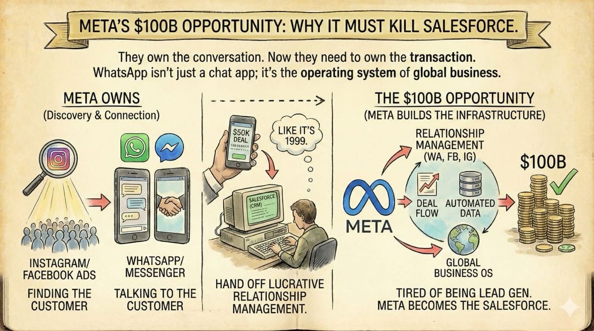 Meta’s $100B Opportunity: Why It Must Kill Salesforce