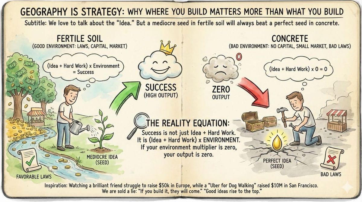 Geography is Strategy: Why Where You Build Matters More Than What You Build