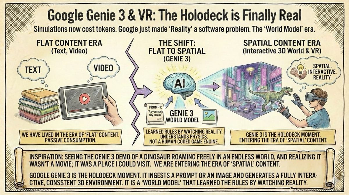 Google Genie 3 & VR: The Holodeck is Finally Real