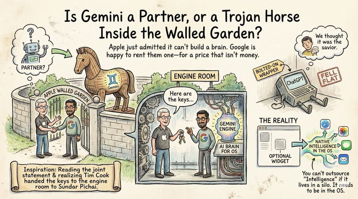 Is Gemini a Partner, or a Trojan Horse Inside the Walled Garden?