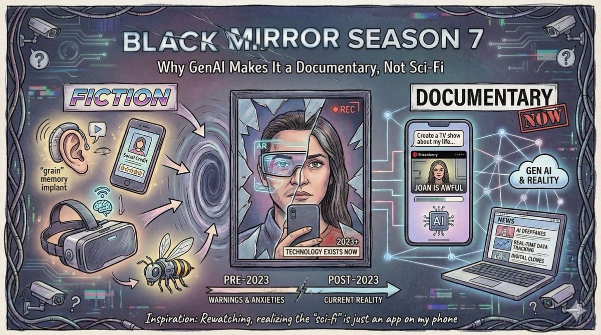 Black Mirror Season 7: Why GenAI Makes It a Documentary, Not Sci-Fi
