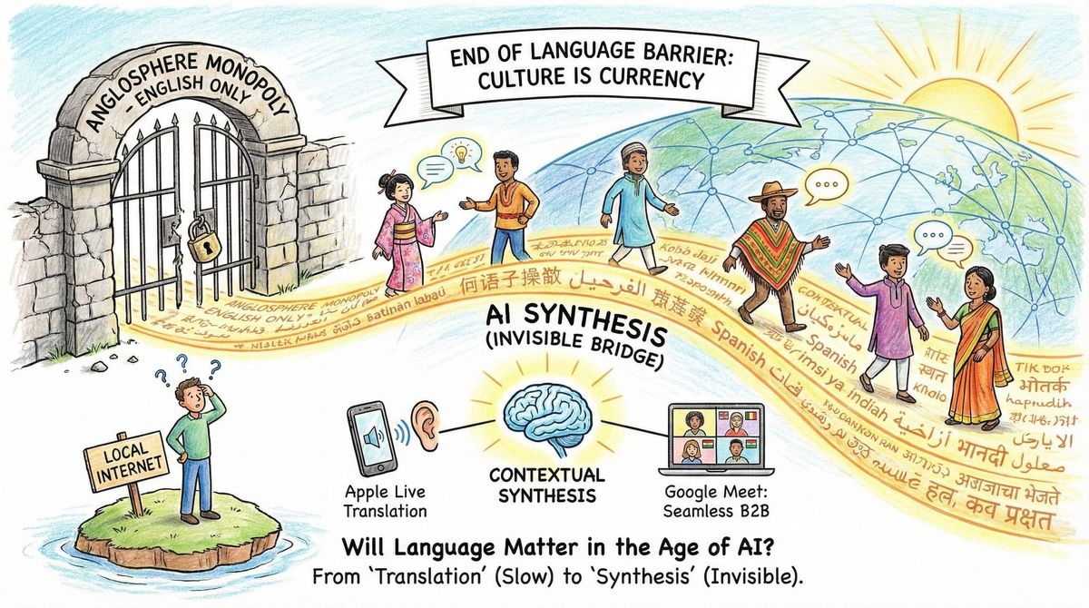 Will Language Matter in the Age of AI? The End of the "Anglosphere" Monopoly
