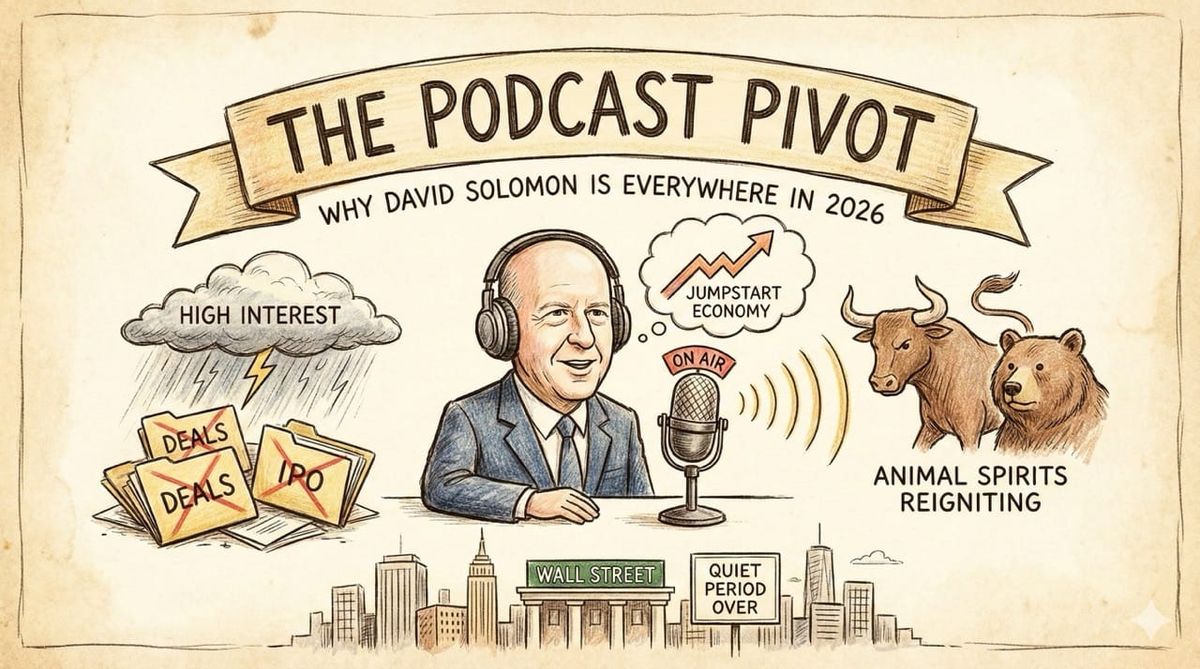 The "Podcast Pivot": Why David Solomon Is Everywhere in 2026