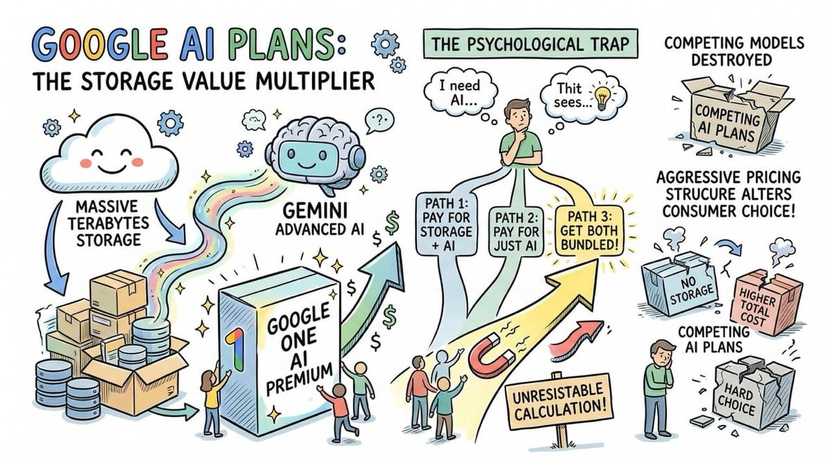 Google AI Plans: The Storage Value Multiplier