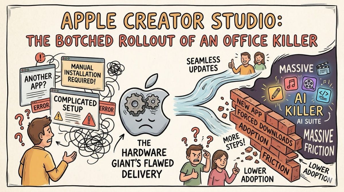 Apple Creator Studio: The Botched Rollout of an Office Killer