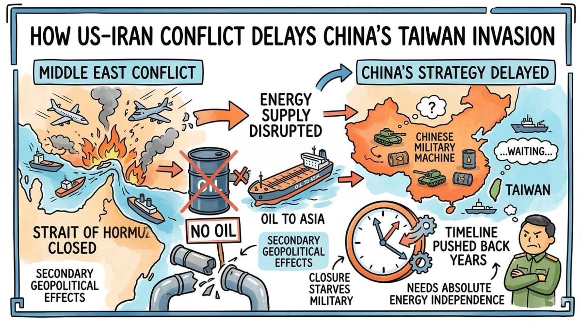 How the US-Iran War Delays a China-Taiwan Conflict