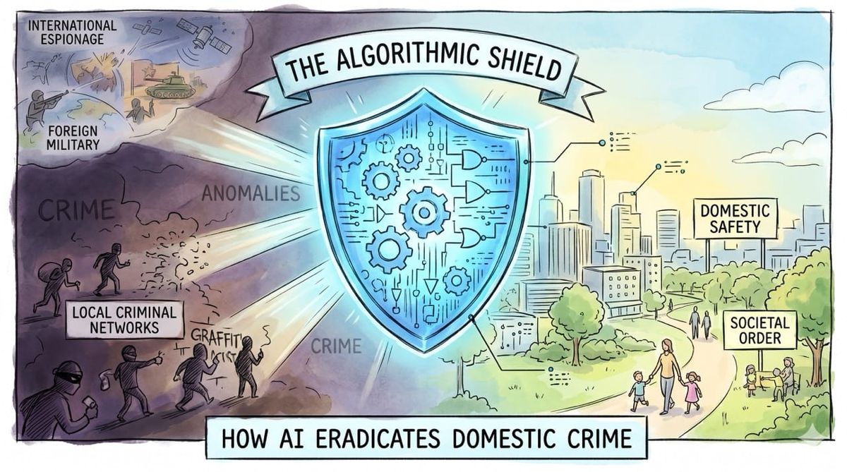 The Algorithmic Shield: How AI Will Eradicate Domestic Crime