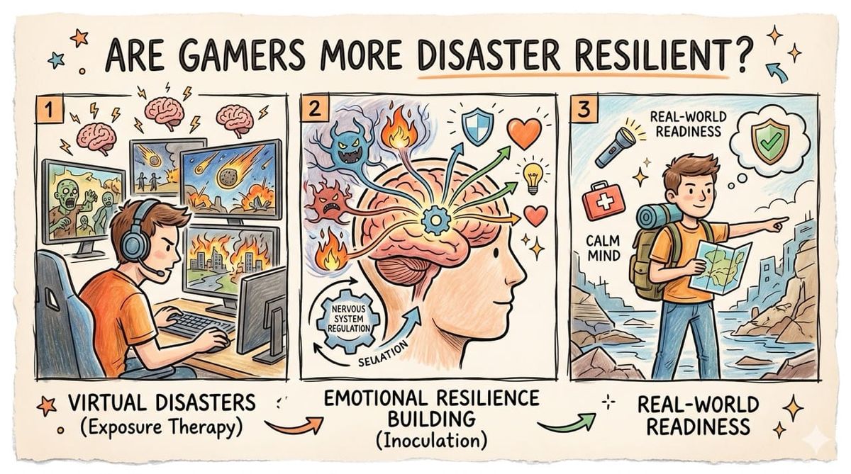 Are Gamers More Disaster and Pandemic-Resilient?