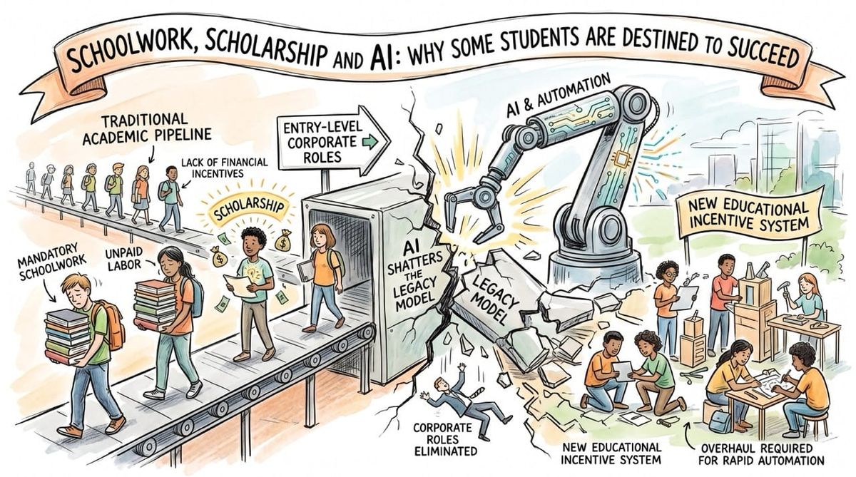 Schoolwork Scholarship and AI: Why Some Students Are Destined to Succeed
