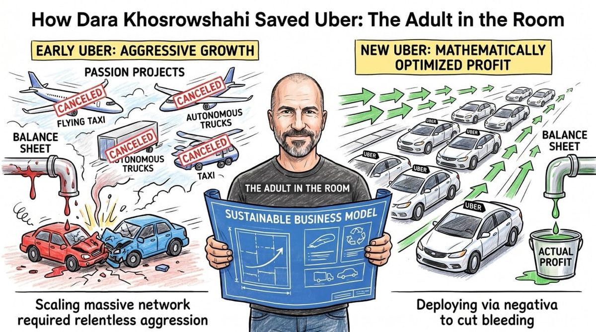 How Dara Khosrowshahi Saved Uber: The Adult in the Room