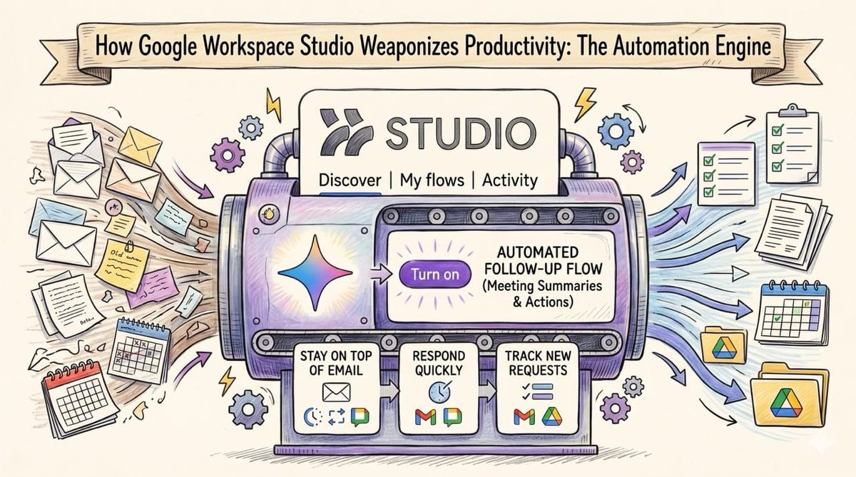 How Google Workspace Studio Weaponizes Productivity: The Automation Engine