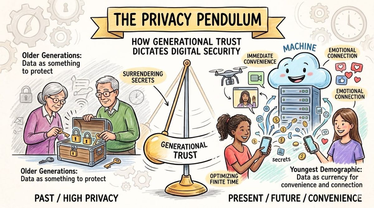 The Privacy Pendulum: How Generational Trust Dictates Digital Security