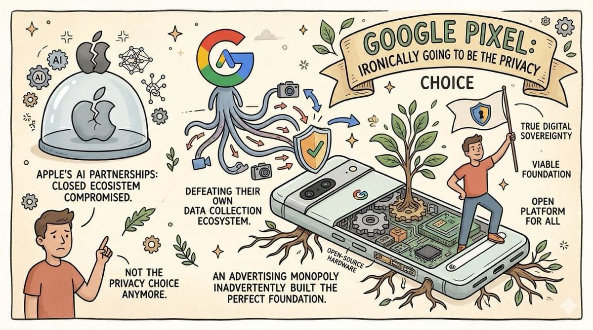 Google Pixel: Ironically Going to be the Privacy Choice