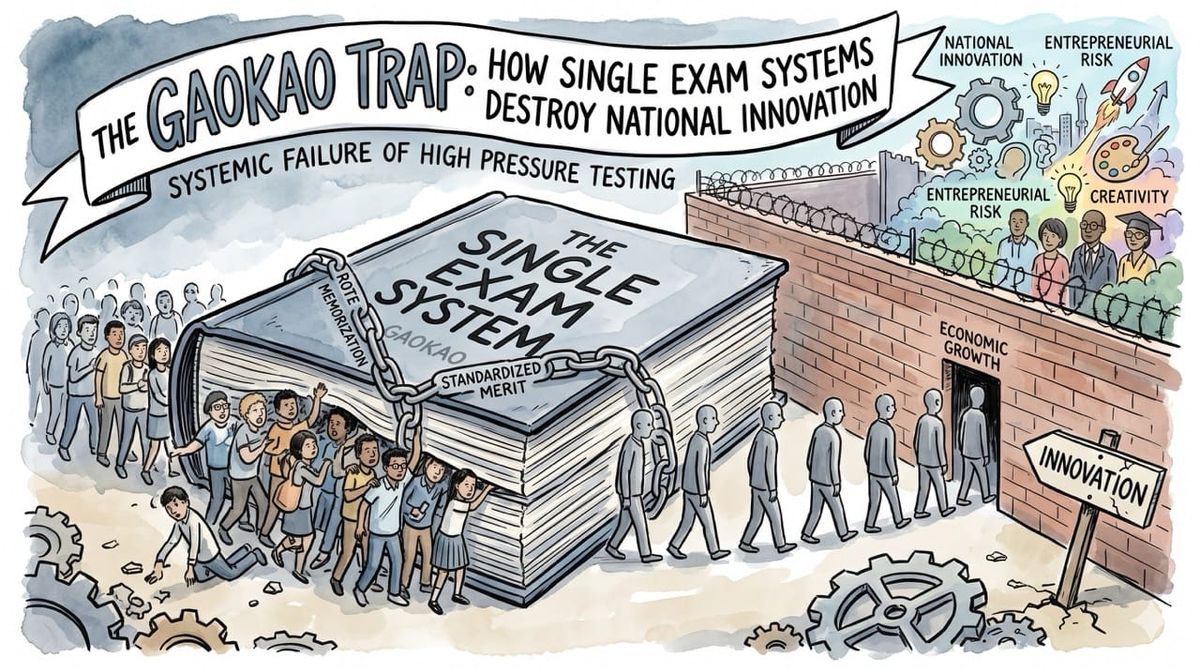 The Gaokao Trap: How Single Exam Systems Destroy National Innovation