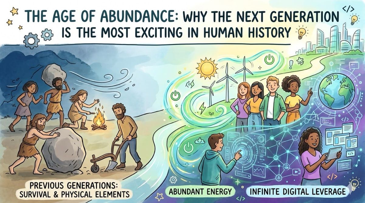 The Age of Abundance: Why the Next Generation is the Most Exciting in Human History