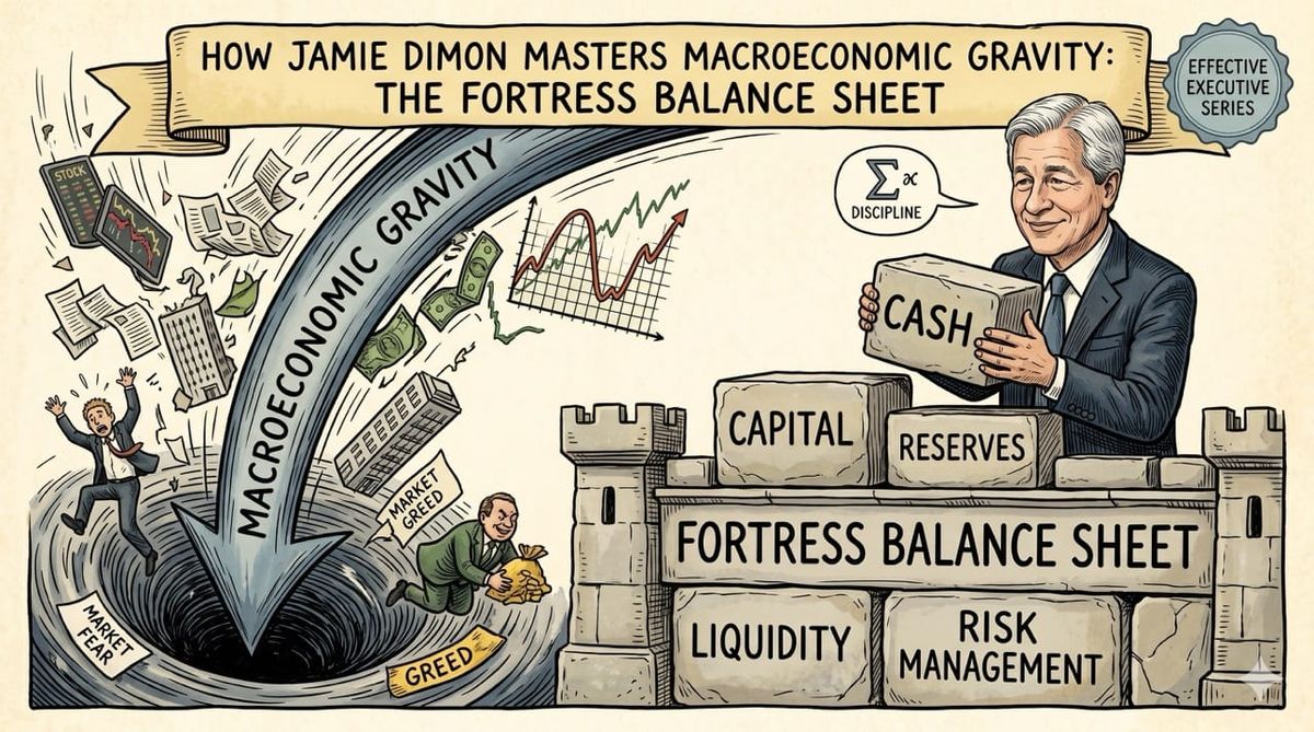How Jamie Dimon Masters Macroeconomic Gravity: The Fortress Balance Sheet