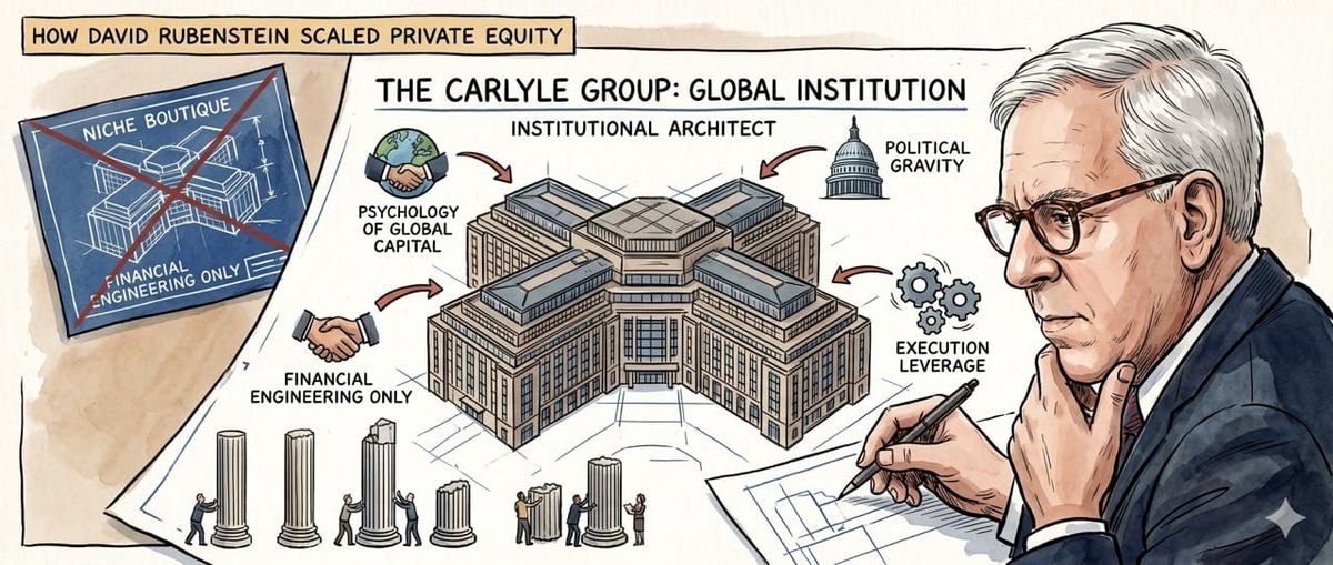 How David Rubenstein Scaled Private Equity: The Institutional Architect