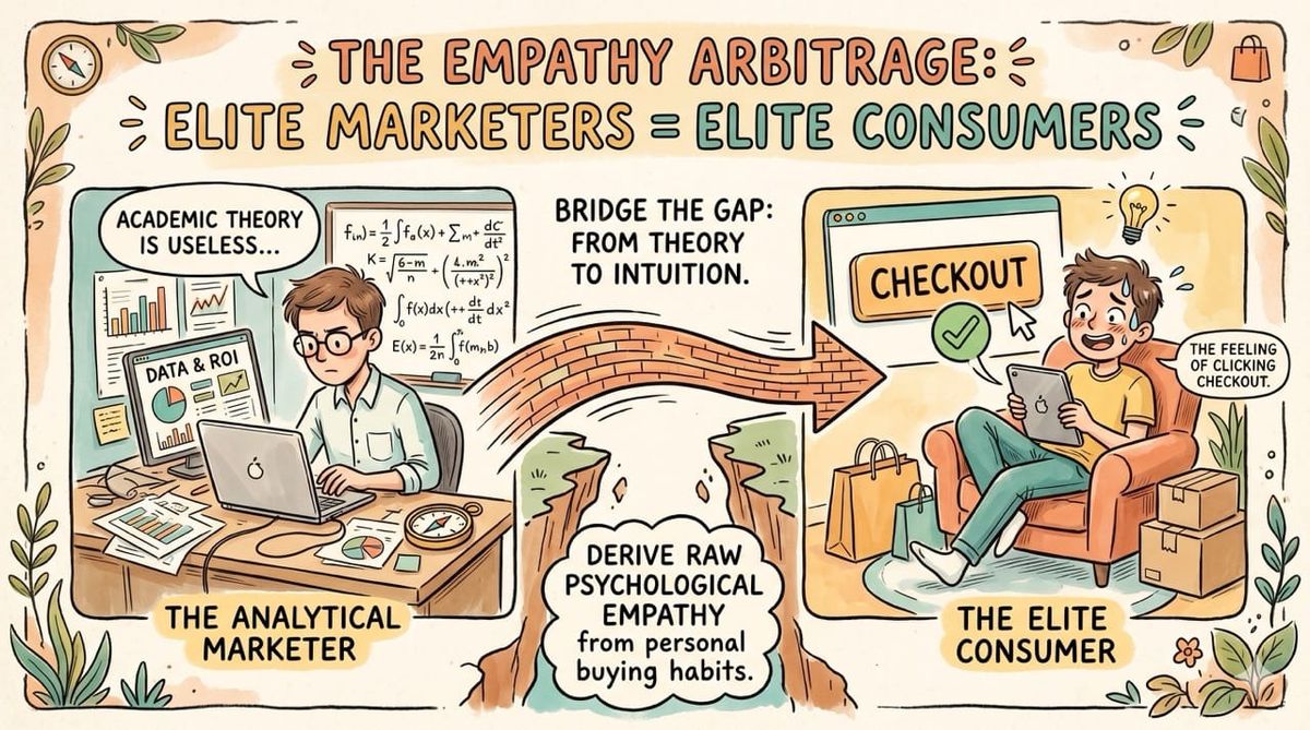 The Empathy Arbitrage: Why Elite Marketers Must Be Elite Consumers