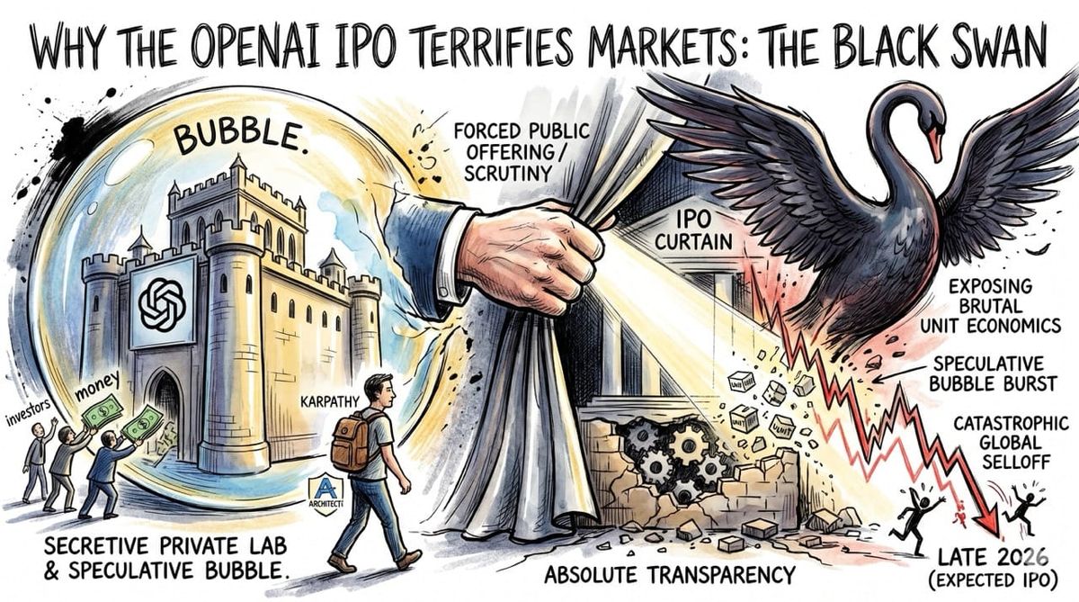 Why the OpenAI Public Offering Terrifies Markets: The Black Swan Event