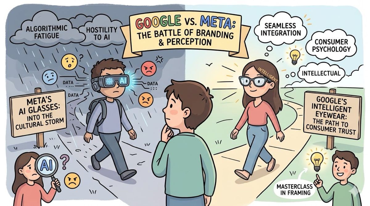 Why Google's Intelligent Eyewear Is Better Branding Than Meta's AI Glasses