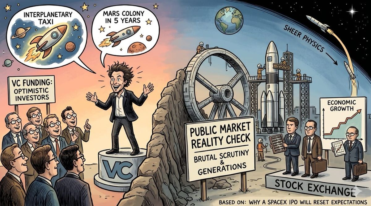 Why a SpaceX Public Offering Will Reset Expectations (The Orbital Reality Check)