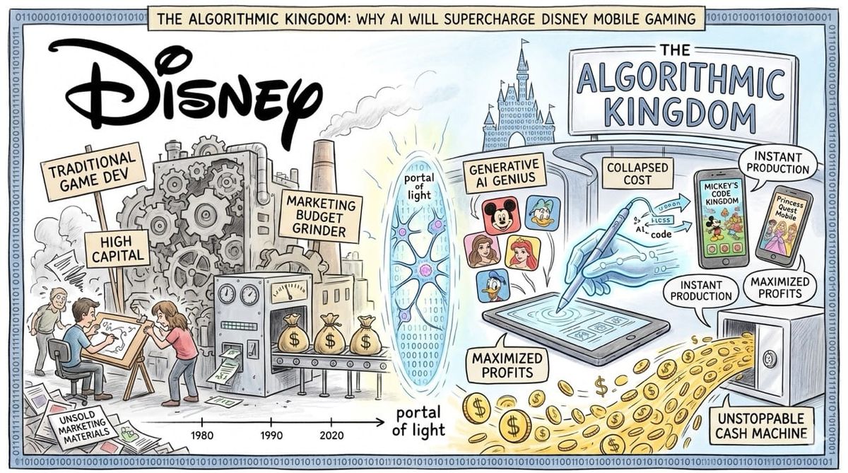 Why AI Will Supercharge Disney Mobile Gaming (The Algorithmic Kingdom)