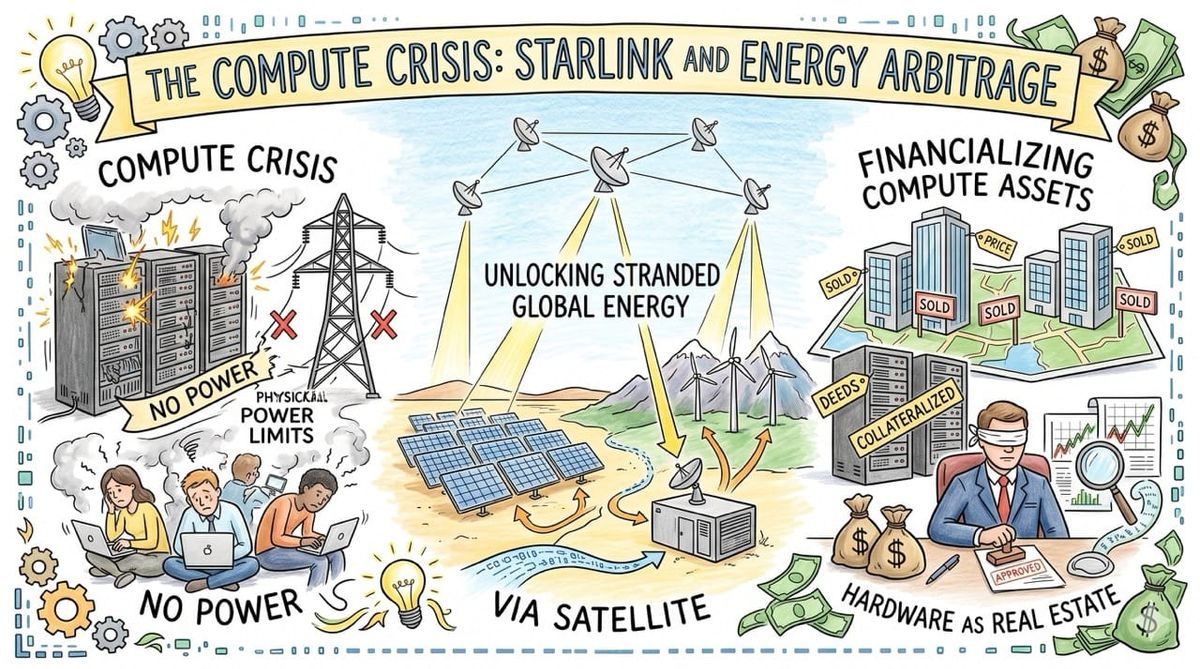 The Compute Crisis: Starlink and Energy Arbitrage