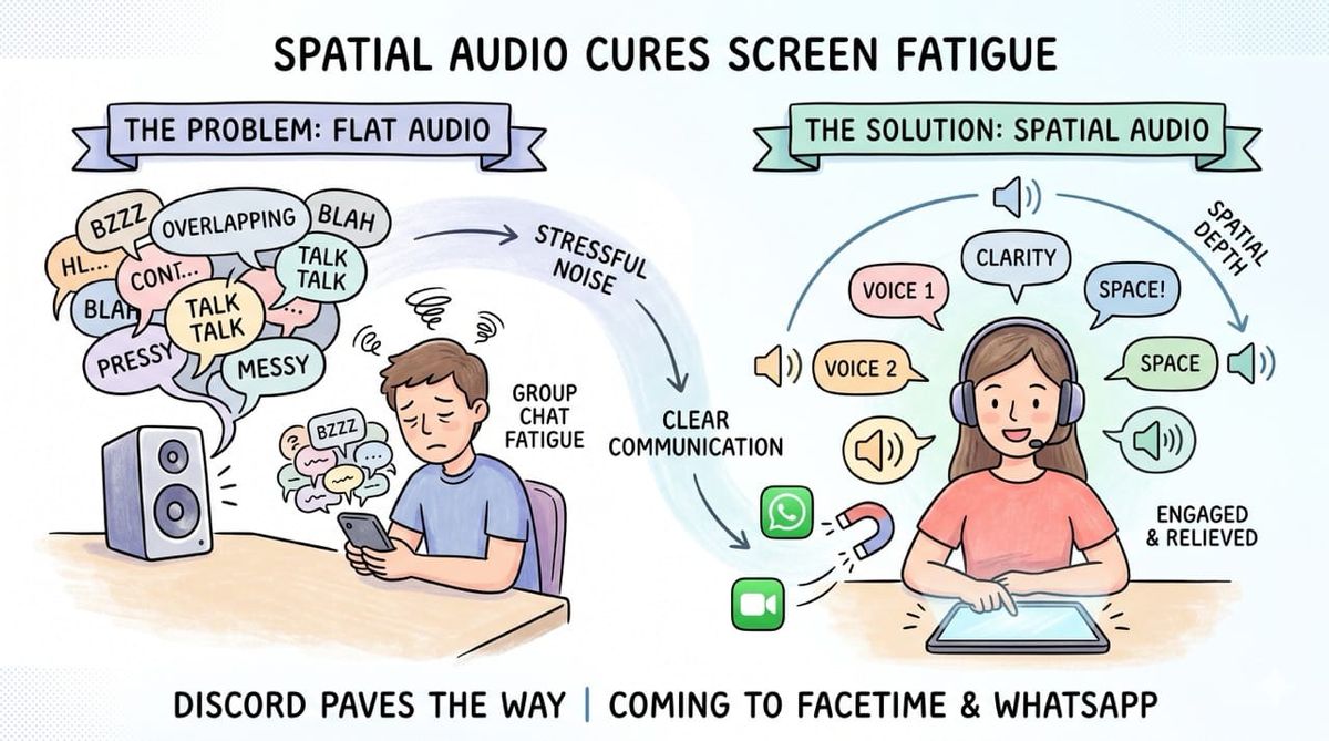 Discord Spatial Audio Will Pave the Way for FaceTime and WhatsApp Group Chats