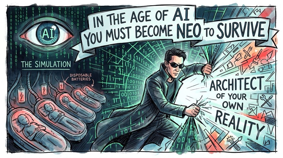 In the Age of AI You Must Become Neo to Survive