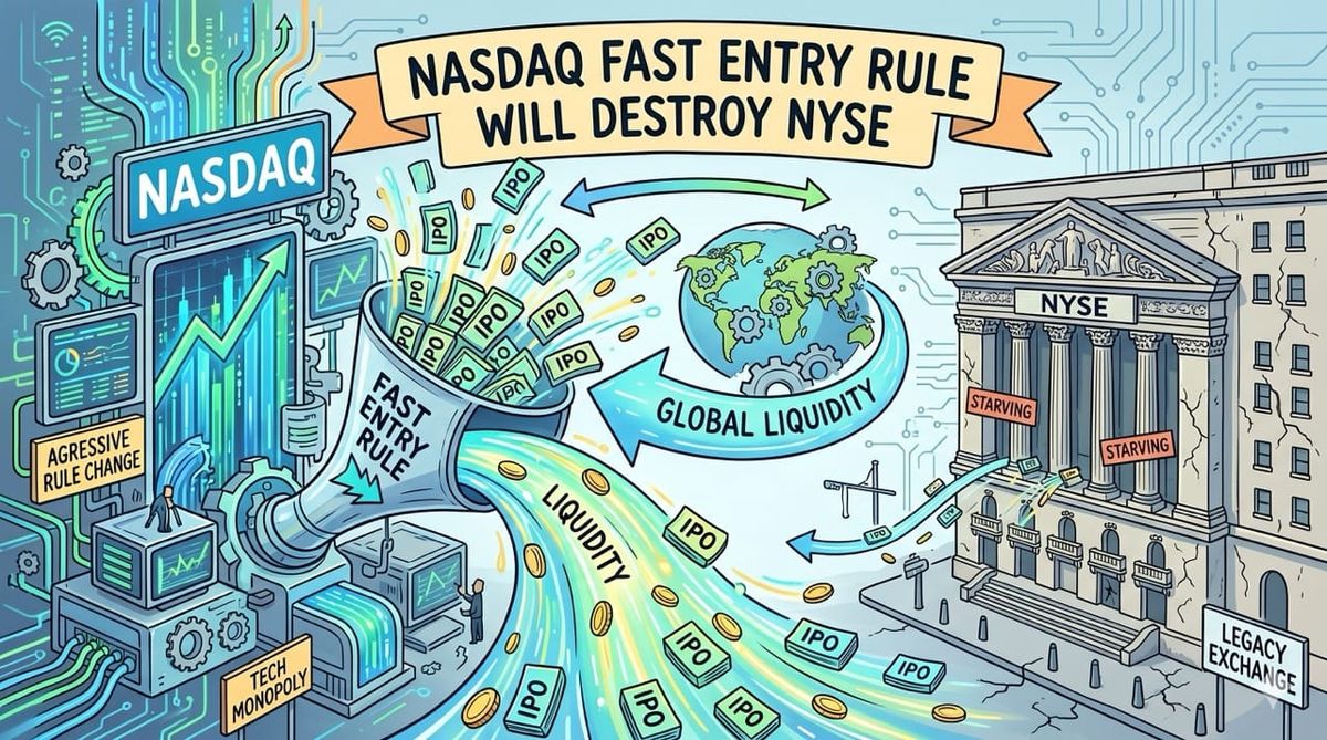 Nasdaq Fast Entry Rule Will Destroy NYSE